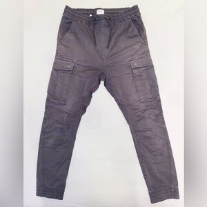 Grey Cargo Joggers